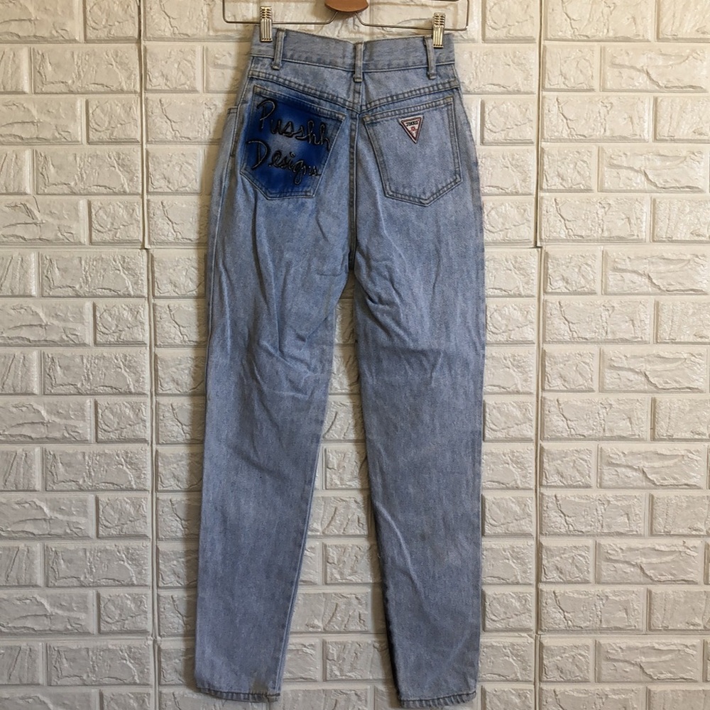 Vtg 80’s Las Vegas painted high rise PUSSHH design - Picture 7 of 12